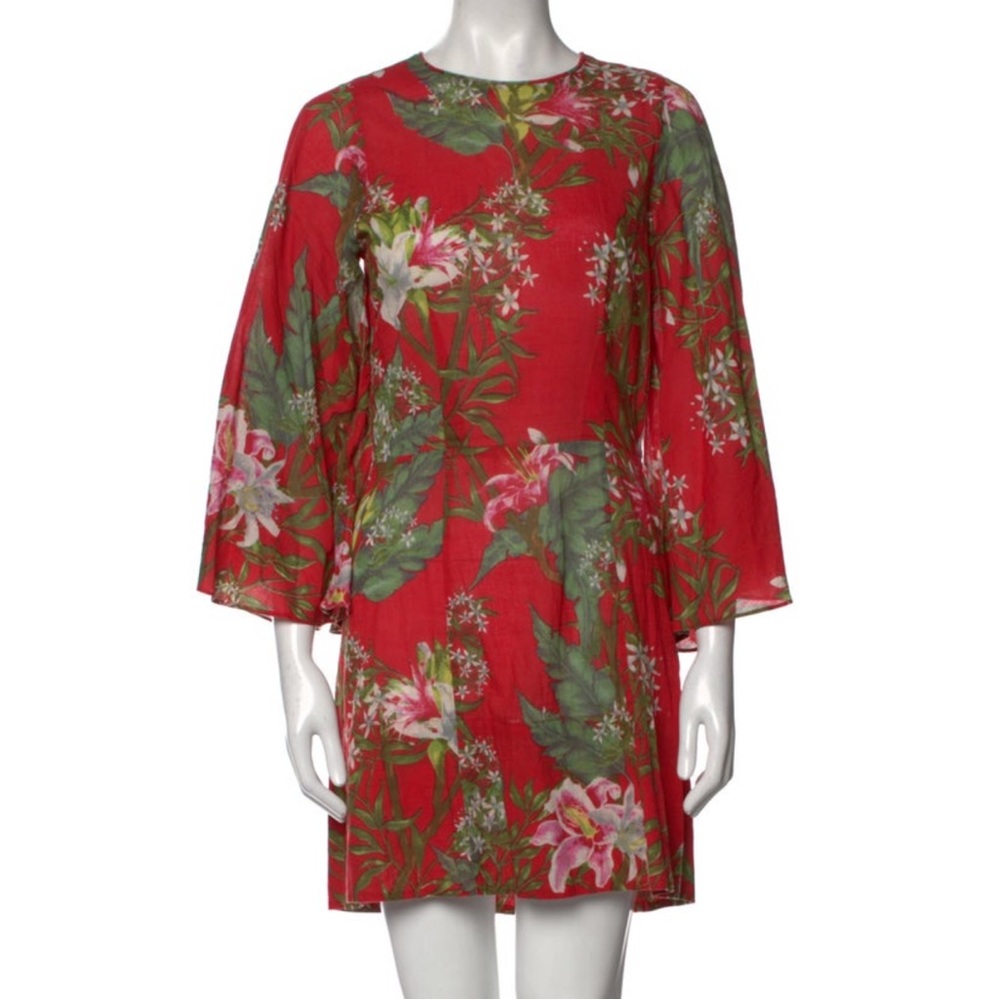 Etoile Isabel Marant Red Floral Dress - Size 38